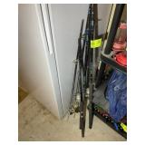 GROUP OF FISHING POLES ABU GARCIA AND OTHERS