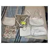 GROUP OF LADIES PURSES BUENO, KIM ROGERS, ETC.