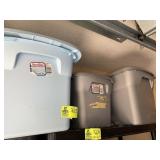 FOUR TOTES OF MISCELLANEOUS GREENERY ARTIFICIAL FL