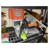 THIRD SHELF RIGHT SIDE GROUP OF FISHING SUPPLIES S