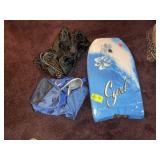 BOOGIE BOARD AND DUFFEL BAGS