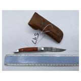 XROSSROADS CUTLERY DAMASCUS STEEL FOLDING POCKET K