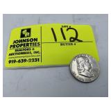 1950 FRANKLIN HALF DOLLAR NO MINT MARK