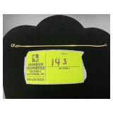 APPEARS TO BE MARKED 14KT GOLD BRACELET 6.75IN LEN