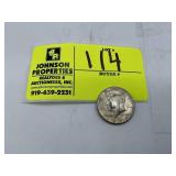 1964 KENNEDY HALF DOLLAR NO MINT MARK