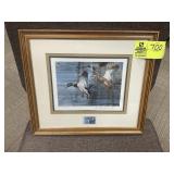FRAMED AND MATTED 1983 NORTH CAROLINA WATERFOWL CO