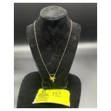 APPEARS TO BE MARKED 14K YELLOW GOLD NECKLACE 16.5