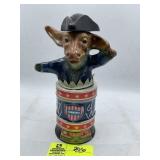 1976 JIM BEAM DEMOCRATIC DECANTER DONKEY APPROXIMA