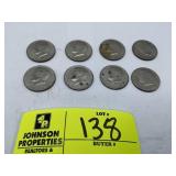 GROUP OF KENNEDY HALF DOLLAR COINS, INCLUDING FOUR