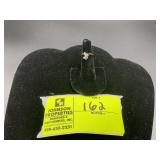 APPEARS TO BE 14KP EMA GOLD BLUE SAPPHIRE AND DIAM