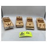 GROUP OF FOUR VINTAGE TOY CARS PLASTIC