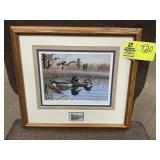 FRAMED AND MATTED 2004 NORTH CAROLINA MIGRATORY WA