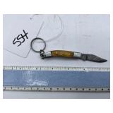 XROSSROADS CUTLERY DAMASCUS STEEL FOLDING POCKET K