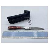 XROSSROADS CUTLERY DAMASCUS STEEL FOLDING POCKET K