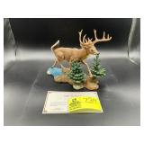 THE DANBURY MINT WHITETAIL DEER SCULPTURE TITLED N