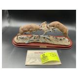 THE DANBURY MINT WHITETAIL BUCK SCULPTURE TITLED D