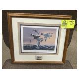 FRAMED AND MATTED 1994 NORTH CAROLINA MIGRATORY WA