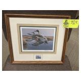 FRAMED AND MATTED 1987 NORTH CAROLINA WATERFOWL CO