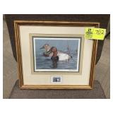 FRAMED AND MATTED 1985 NORTH CAROLINA WATERFOWL CO