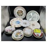 LARGE GROUP OF MISCELLANEOUS PLATES SAUCERS DESTIN