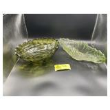 GROUP OF VINTAGE CENTERPIECE BOWLS GLASS