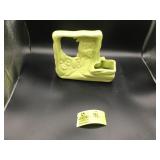 VINTAGE MCCOY POTTERY TV LAMP WITH DEER PLANTER