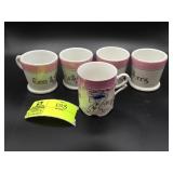 GROUP OF COFFEE MUGS INCLUDING FOUR TOM AND JERRY