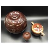 LARGE APPEARS TO BE MCCOY COOKIE JAR CERAMIC SUGAR