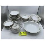 GROUP OF NORITAKE THE SEDAN PATTERN HAND-PAINTED M