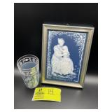 GROUP INCLUDING VILLEROY AND BOCH METTLACH BLUE AN