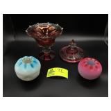 GROUP INCLUDING PINK AND WHITE AND BLUE AND WHITE