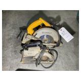 DEWALT DW364 CIRCULAR SAW AND PORTER-CABLE MODEL 3