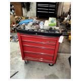 FIVE DRAWER TASK FORCE ROLLING TOOL CHEST