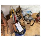 LARGE GROUP OF MISCELLANEOUS HARDWARE ITEMS CAULK