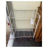 WHITE METRO RACK, 24 IN X 13.5 IN X 31 IN