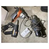 GROUP INCLUDING WAGNER HEAT GUN ELECTRIC GRINDER E
