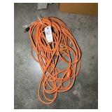 PAIR OF ORANGE EXTENSION CORDS