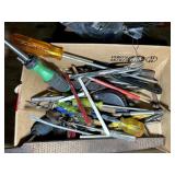 BOXING MISC HAND TOOLS INCLUDING HAMMER RASP ROPE