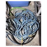 GROUP OF EXTENSION CORDS AND WIRE