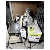 GROUP OF WORK LIGHTS AND HEAT BULBS
