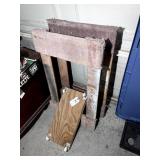 GROUP OF FOUR-WHEEL FURNITURE DOLLIES