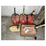 MISCELLANEOUS GROUP OF GAS CANS