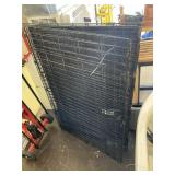 TWO FOLDING PET CRATES, 42 IN AND 30 IN