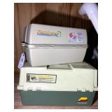 PAIR OF TACKLE BOXES WITH CONTENTS