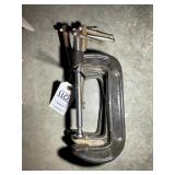 GROUP OF 6IN C CLAMPS