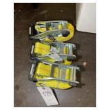 GROUP OF 3 2 IN RATCHET STRAPS