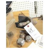 PAIR OF DROP HITCHES WITH ADJUSTABLE BALLS ONE 2 I