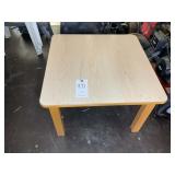 CHILDRENS TABLE, 24 IN SQ X 16 IN