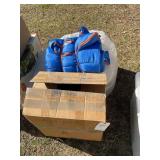 GROUP INCLUDING COMFORTER AND TWO SLEEPING BAGS