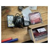 PAIR OF CLIP-ON LED MAGNET MOUNT LIGHTS AND TRAILE